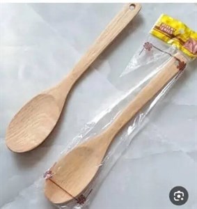 قاشق چوبی بامبو سایز بزرگ
