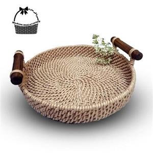 سینی حصیری طرح کپو سایز 30