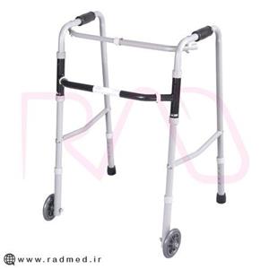 واکر تاشو آلومینیومی چرخ دار سرو 330301  کد 47986