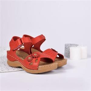 صندل دخترانه پاپا کد 3310  قرمز
