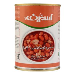 کنسرو لوبیا چیتی با قارچ