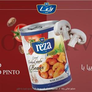 کنسرو لوبیا چیتی با قارچ