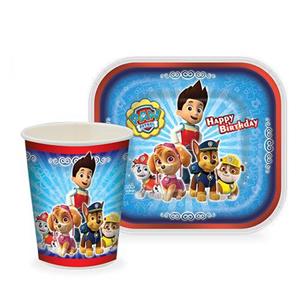 بشقاب و لیوان 12 عددی تم تولد سگ های نگهبان