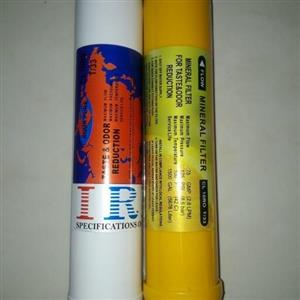 فیلتر مرحله پنجم و ششم(مینرال وپست کربن)دستگاه تصفیه آب خانگی و نیمه صنعتی