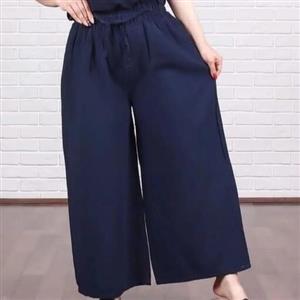 شلوار زنانه بگ سرمه ای و مشکی