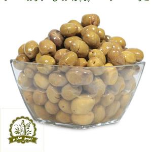 6 کیلو زیتون کنسروی سایزویژه اصل طارم ارگانیک چرب روغنی .معطر شده با لیموسنگی و روغن زیتون و ادویه کوهستانی طارم