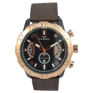 ساعت مچی عقربه ای مردانه فرو مدل F61511 633 R FERRO Watch for man 