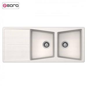 سینک کلاسیک توکار مدل روناکس 205 سایز 116×50