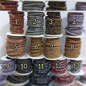 سوارسکی لوله ای نگین دار(نیم متری)شلنگ سوارسکی