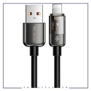 کابل شارژ قطع کن دار لایتنینگ 1.2 متری مک دودو Mcdodo Auto Power Off Data Cable CA-3140