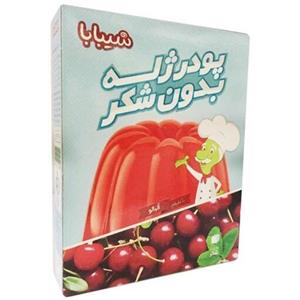 پودر ژله بدون شکر  آلبالو شیبابا