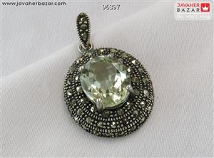 مدال نقره آمتیست سبز