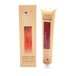 رنگ مو نیترو پلاس سری Keratine شماره 7.45 حجم 100 میلی لیتر رنگ بلوند برنز