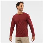 تیشرت مردانه سالومون ESSENTIAL LS TEE M CABERNET 171490