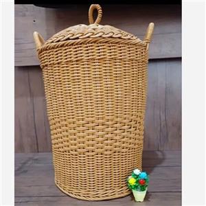 سبد رخت حصیری گرد کد 1467