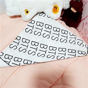 دستمال سر (دستمال گردن) باندانا طرح بی تی اس (bts.