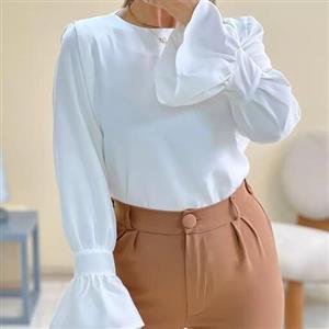 شومیز کرپ مازاراتی  تک رنگ