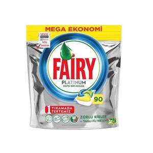 قرص ماشین ظرفشویی پلاتینوم 90 تایی فیری FAIRY Platinum Fairy dishwasher detergent model Platinum 90 number