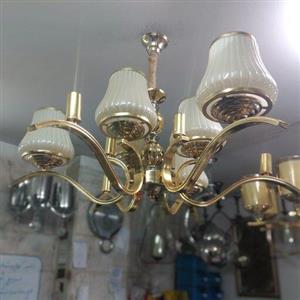 لوستر لهستانی مدل شاخه مرغابی شید دار محصول لوستر کلاسیک آیلین 