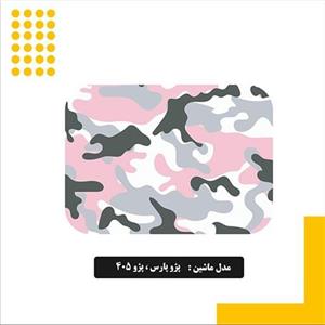 استیکر درب باک-طرح چریکی-مخصوص پژو405-کد3-سفارشی