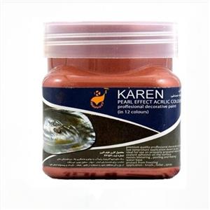 اکریلیک صدفی متالیک آجری کارن 300 گرمی