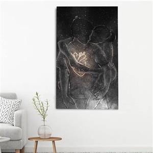 تابلو شاسی طرح لاو  سایز A4 کد c105