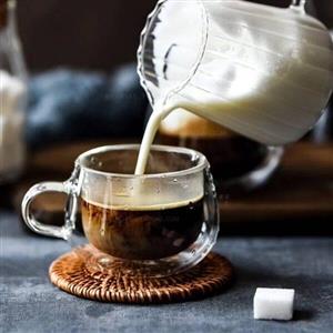 لیوان دوجداره پیرکس دسته دار ساخت چین بسته یک عددی