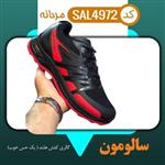 کفش کتونی و اسپرت مردانه سالومون مشکی قرمز سایز 42 تا 46