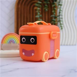 انبار غذا و شیر خشک نوزادی طرح اتوبوس به رنگ نارنجی کد crg233m