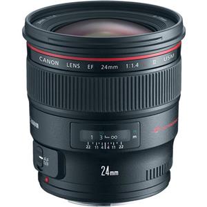 لنز دوربین عکاسی کانن مدل  EF 24mm f/1.4L II USM