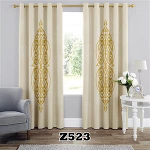 پرده چاپی طرح سلطنتی کد Z523 تک قواره ارتفاع 300 عرض 140 سانت