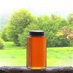 عسل معطر بهارنارج استان فارس صادراتی 700 گرمی ظرف شیشه خرس-خور  ضمانت مرجوعی