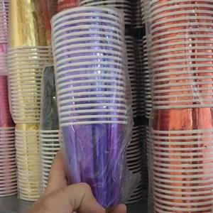 لیوان متالایز  20 تایی  بنفش