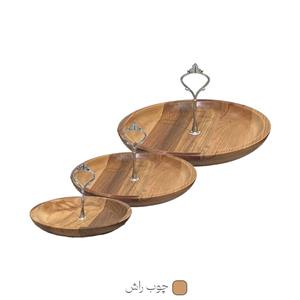 شیرینی خوری دسته دار چوبی 