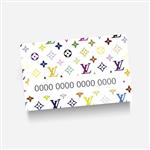 استیکر(برچسب) کارت عابر بانک-طرح دخترانه- لویی ویتون(Louis Vuitton)-کد53-سفارشی
