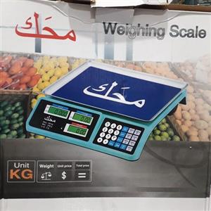 ترازو دیجیتال برند محک اصل دارای نمایشگر 2طرفه باکیفیت بالا 