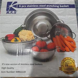 ابکش پانچی 6تایی استیل ام آر اس در 6سایز  استیل سنگین و نگی