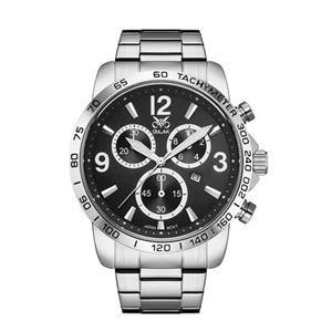 ساعت مچی عقربه ای مردانه اوبلاک مدل 72717 رنگ استیل صفحه مشکی