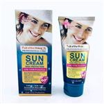 کرم ضد آفتاب بی رنگ وکالی spf60بدون رنگبافت سبکفاقد چربیمحافظت از پوست در برابر اشعه های مضرآفتاب