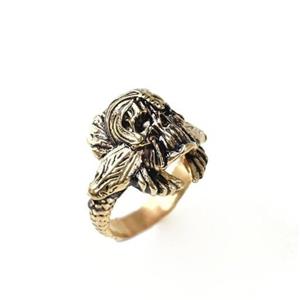 انگشتر کله اسکلت طلاروس کد 9582 
