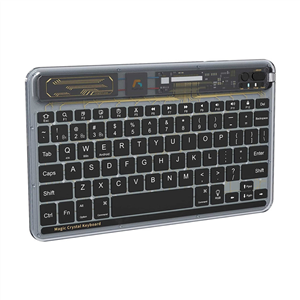 کیبورد بی سیم کریستالی کوتتسی Coteetci Bluetooth Crystal keyboard 84008