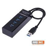 هاب 4 پورت 0.USB 3 کایزر مدل Kaiser-303