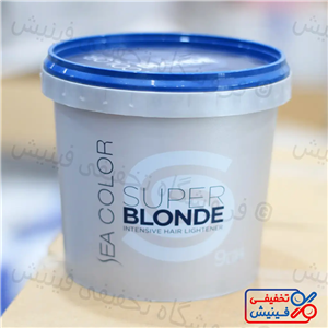 پودر دکلره 9 پایه سی کالر Sea Color Super Blonde حجم 1000 گرم 