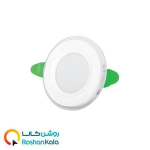 چراغ توکار گلاریس ۵ وات دایره ای  پارس شعاع توس