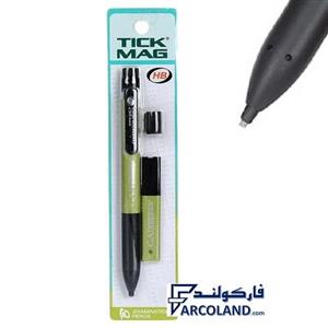 مداد آزمون زیتونی Tick Mag کد 215 گاج | انتشارات گاج | مداد نوکی کنکور مناسب برای آزمون تستی | اتود فشاری 