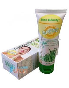 کرم ضد آفتاب آلوئه ورا کیس بیوتی KISSBEAUTY  SPF60 