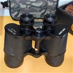 دوربین دوچشمی شکاری زومدار مارک فوکوس مدل 8 به 20 در 50  تمام فلزی و ساخت ژاپن کم کار و در سلامت