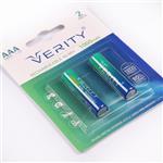 باتری دوتایی نیم قلمی شارژی Verity Rechargeable Ni-MH HR06 AAA 1000mAh