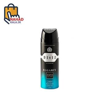 اسپری خوشبو کننده بدن دیوایز مدل AQVA BVLGARI حجم 200 میلی لیتر