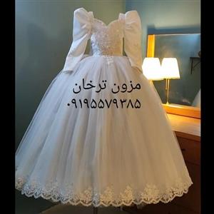 لباس عروس یقه دلبری